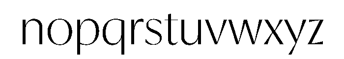 EKNoticeDecor Light Font LOWERCASE