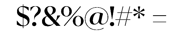 EKNoticeDecor Medium Font OTHER CHARS