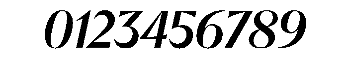 EKNoticeDecor MediumItalic Font OTHER CHARS