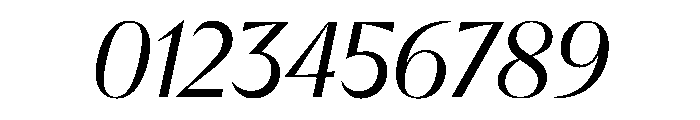 EKNoticeDecor RegularItalic Font OTHER CHARS