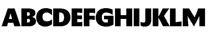 EKNoticeSans Black Font UPPERCASE