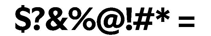 EKNoticeSans Bold Font OTHER CHARS
