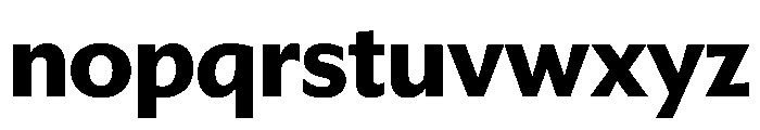 EKNoticeSans Bold Font LOWERCASE