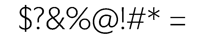 EKNoticeSans Light Font OTHER CHARS