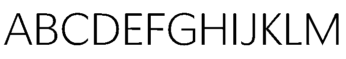 EKNoticeSans Light Font UPPERCASE