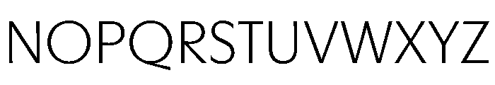 EKNoticeSans Light Font UPPERCASE