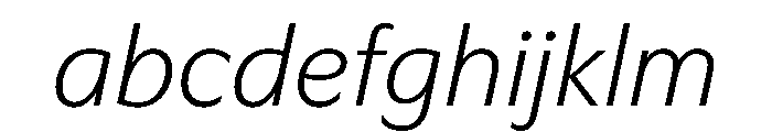 EKNoticeSans LightItalic FONT