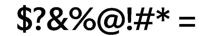 EKNoticeSans Medium Font OTHER CHARS