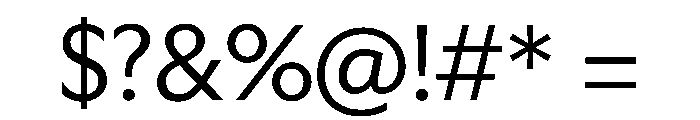 EKNoticeSans Regular Font OTHER CHARS
