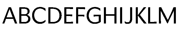 EKNoticeSans Regular Font UPPERCASE