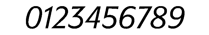EKNoticeSans RegularItalic Font OTHER CHARS