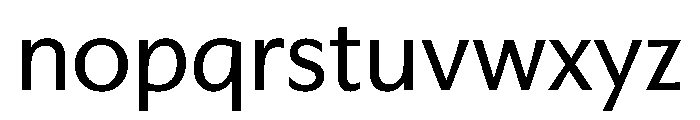 EKNoticeSans Regular Font LOWERCASE