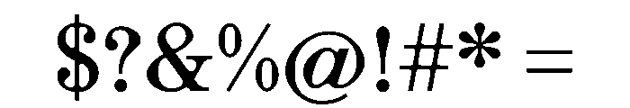 EKRoumald Bold 8da72d26 Font OTHER CHARS
