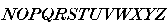 EKRoumald BoldItalic Font UPPERCASE