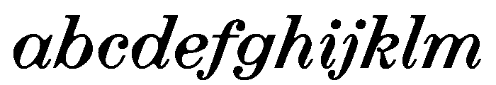 EKRoumald BoldItalic FONT