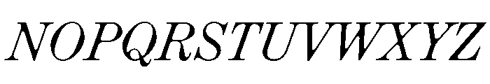 EKRoumald Italic 0a51ef9c Font UPPERCASE