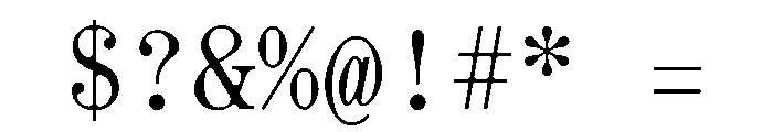 EKRoumaldMono Roman 95898e29 Font OTHER CHARS