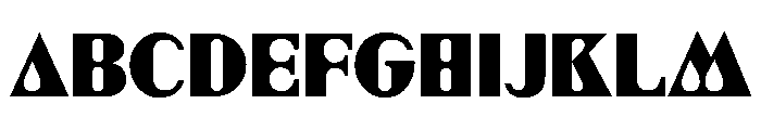 EKUltimo Black Font UPPERCASE