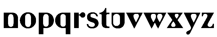 EKUltimo Bold Font LOWERCASE