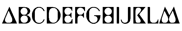 EKUltimo Regular Font UPPERCASE
