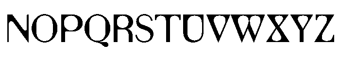 EKUltimo Regular Font UPPERCASE