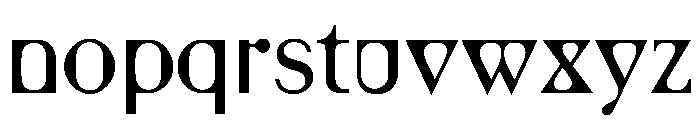 EKUltimo Regular Font LOWERCASE
