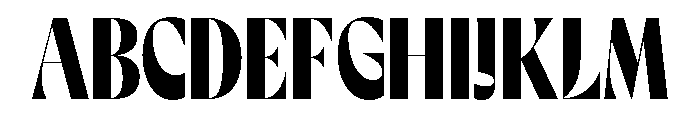 Eklektyk Regular Font UPPERCASE