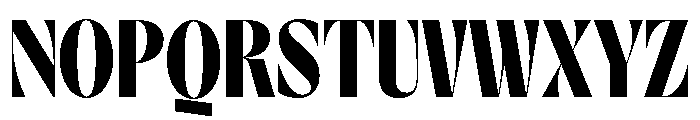 Eklektyk Regular Font UPPERCASE