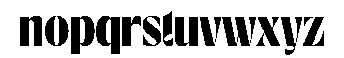 Eklektyk Regular Font LOWERCASE