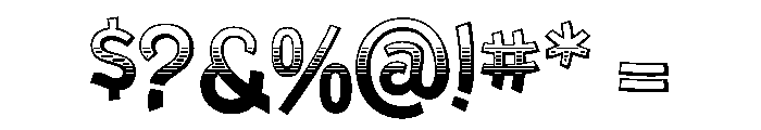 El Paso Regular Font OTHER CHARS