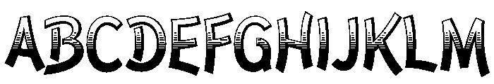 El Paso Regular Font UPPERCASE