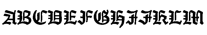 Elfreth Variable Regular Font UPPERCASE