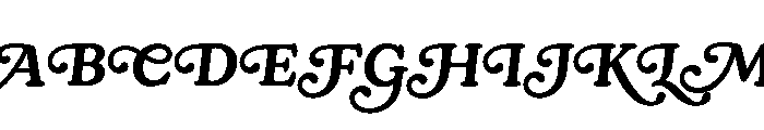 Elfreth Variable Semibold Italic Font UPPERCASE