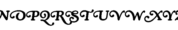 Elfreth Variable Semibold Italic Font UPPERCASE