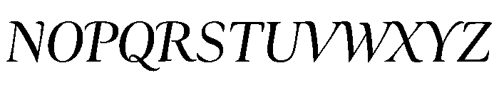 Ellery Bold Italic Font UPPERCASE