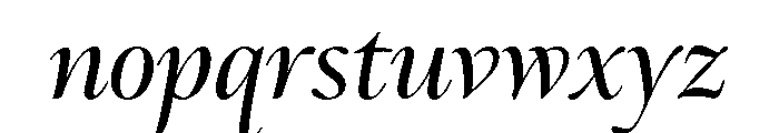 Ellery Bold Italic Font LOWERCASE