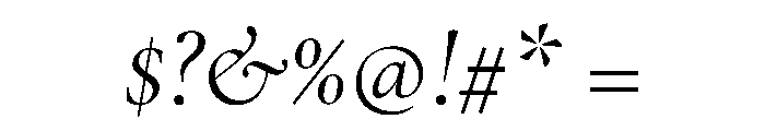 Ellery Italic Font OTHER CHARS