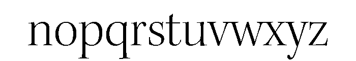 Ellery Light Font LOWERCASE