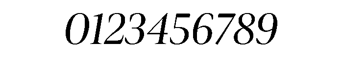 Ellery Medium Italic Font OTHER CHARS