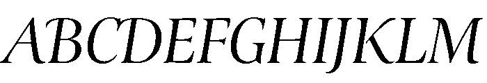 Ellery Medium Italic Font UPPERCASE