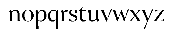Ellery Medium Font LOWERCASE