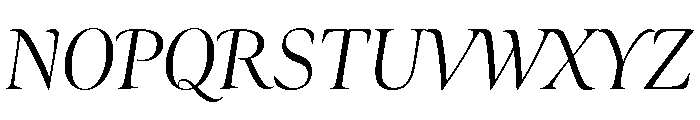 Ellery Regular Italic Font UPPERCASE