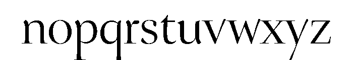 Ellery Regular Font LOWERCASE