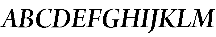 Ellery Semibold Italic Font UPPERCASE