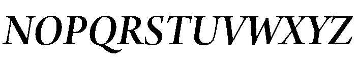 Ellery Semibold Italic Font UPPERCASE