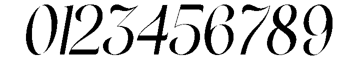ELACONTRY Italic Font OTHER CHARS