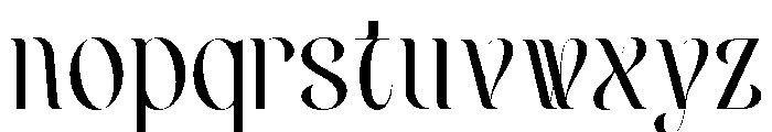 ELACONTRY Regular Font LOWERCASE