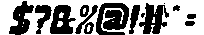 ELEPHANT TRUNK Bold Italic Font OTHER CHARS