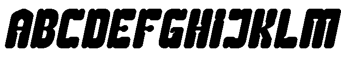 ELEPHANT TRUNK Bold Italic Font UPPERCASE