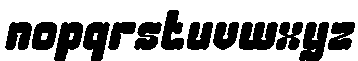 ELEPHANT TRUNK Bold Italic Font LOWERCASE